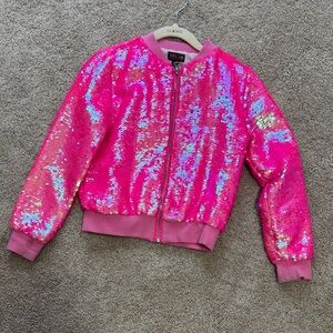 JoJo Siwa Sparkling Pink Sequin Jacket